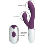 Andre Vibratore Rabbit E Stimolatore Punto G Viola - Pretty Love - immagine 8