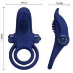 Bronson Anello Doppio Con Vibrazione Blu - Pretty Love - immagine 6