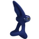 Mat Doppio Anello Con Vibrazione E Stimolatore Blu - Pretty Love - immagine 2