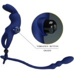 Ayad Anello Vibratore Rabbit Con Spina Blu - Pretty Love - immagine 10