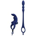 Ayad Anello Vibratore Rabbit Con Spina Blu - Pretty Love - immagine 5
