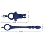 Ayad Anello Vibratore Rabbit Con Spina Blu - Pretty Love - immagine 8