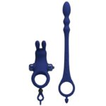 Ayad Anello Vibratore Rabbit Con Spina Blu - Pretty Love - immagine 4