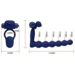 Ajmal Anello Vibrante Con Spina Blu - Pretty Love - immagine 7