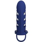 Altaf Anello Vibratore Con Guaina In Silicone Blu - Pretty Love - immagine 5