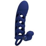 Altaf Anello Vibratore Con Guaina In Silicone Blu - Pretty Love - immagine 4