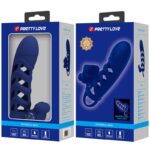 Altaf Anello Vibratore Con Guaina In Silicone Blu - Pretty Love - immagine 10