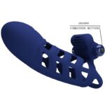 Altaf Anello Vibratore Con Guaina In Silicone Blu - Pretty Love - immagine 8