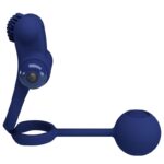 Remington Doppio Anello Vibrante Con Spina Blu - Pretty Love - immagine 2