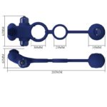 Remington Doppio Anello Vibrante Con Spina Blu - Pretty Love - immagine 6