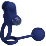 Remington Doppio Anello Vibrante Con Spina Blu - Pretty Love - immagine 4