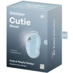 Cutie Ghost Vibratore Lay-On Azzurro - Satisfyer - immagine 5