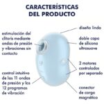 Cutie Ghost Vibratore Lay-On Azzurro - Satisfyer - immagine 4