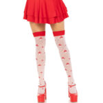 Calzini A Fungo Rosso/Bianco - Leg Avenue