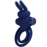 Darey Doppio Anello Vibrante Coniglio Blu - Pretty Love - immagine 5