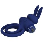 Darey Doppio Anello Vibrante Coniglio Blu - Pretty Love - immagine 4