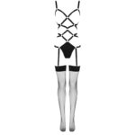 Thiara Lc 20213 Set Body + Medias Nero S/M - Livco Corsetti Fashion - immagine 6