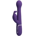 Dejon Vibratore Rabbit 3 In 1 Multifunzione Viola - Pretty Love - immagine 2