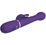 Dejon Vibratore Rabbit 3 In 1 Multifunzione Viola - Pretty Love - immagine 6