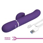 Perlita Vibratore G-Spot 3 In 1 Multifunzione Viola - Pretty Love - immagine 10