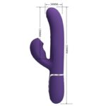 Perlita Vibratore G-Spot 3 In 1 Multifunzione Viola - Pretty Love - immagine 8