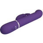 Coale Vibratore Coniglio Carbone 4 En 1 Viola - Pretty Love - immagine 6