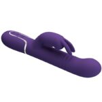 Coale Vibratore Coniglio Carbone 4 En 1 Viola - Pretty Love - immagine 5