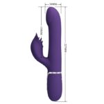 Zalin Perle Vibratore Coniglio 4 En 1 Viola - Pretty Love - immagine 8