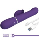 Zalin Perle Vibratore Coniglio 4 En 1 Viola - Pretty Love - immagine 10