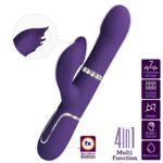 Zalin Perle Vibratore Coniglio 4 En 1 Viola - Pretty Love