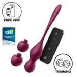 Love Birds Vary Sfere Vibranti App Gratuita Wine Rosso - Satisfyer