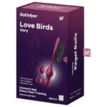 Love Birds Vary Sfere Vibranti App Gratuita Wine Rosso - Satisfyer - immagine 5