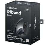 Ribbed Petal Stimolatore Punto G Telecomando Nero App Gratuita - Satisfyer - immagine 7