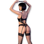 Cr 4625 Set Cuatro Piezas Crotchless Rosso S - Chilirose - immagine 2