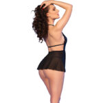 Cr 4720 Babydoll & Tanga Nero S - Chilirose - immagine 2