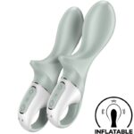 Air Pump Booty 3 Vibratore Anale Gonfiabile Grigio Verde - Satisfyer - immagine 2