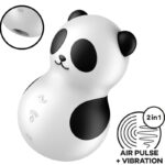 Pocket Panda Stimolatore E Vibratore In Bianco E Nero - Satisfyer