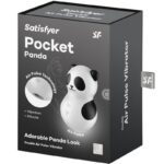 Pocket Panda Stimolatore E Vibratore In Bianco E Nero - Satisfyer - immagine 7