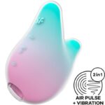 Mermaid Vibes Stimolatore E Vibratore Menta E Rosa - Satisfyer