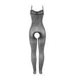 951726 Bodystocking A Rete Elastica Nera Senza Cavallo Taglia Unica - Subblime - immagine 5