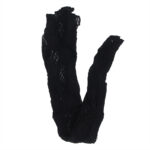 952129 Bodystocking A Rete Con Disegno Abito E Dettagli Floreali Nero Taglia Unica - Subblime - immagine 5