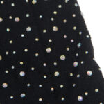 952198 Vestito A Rete Con Diamanti Brillanti Nero Taglia Unica - Subblime - immagine 8