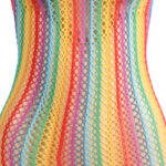 952341 Vestito A Rete Arcobaleno Taglia Unica - Subblime - immagine 8