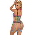 952341 Vestito A Rete Arcobaleno Taglia Unica - Subblime - immagine 2
