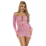 952471 Vestito A Rete Rosa Taglia Unica - Subblime - immagine 4