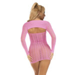 952471 Vestito A Rete Rosa Taglia Unica - Subblime - immagine 2