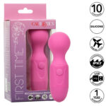 First Time Massaggiatore Ricaricabile 10 Vibrazioni Rosa - Calexotics
