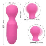 First Time Massaggiatore Ricaricabile 10 Vibrazioni Rosa - Calexotics - immagine 8