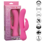 First Time Vibratore Coniglio Ricaricabile Rosa - Calexotics