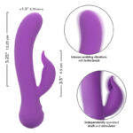 First Time Vibratore Pleaser Ricaricabile Viola - Calexotics - immagine 7